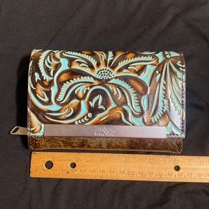 Patricia Nash tooled wallet